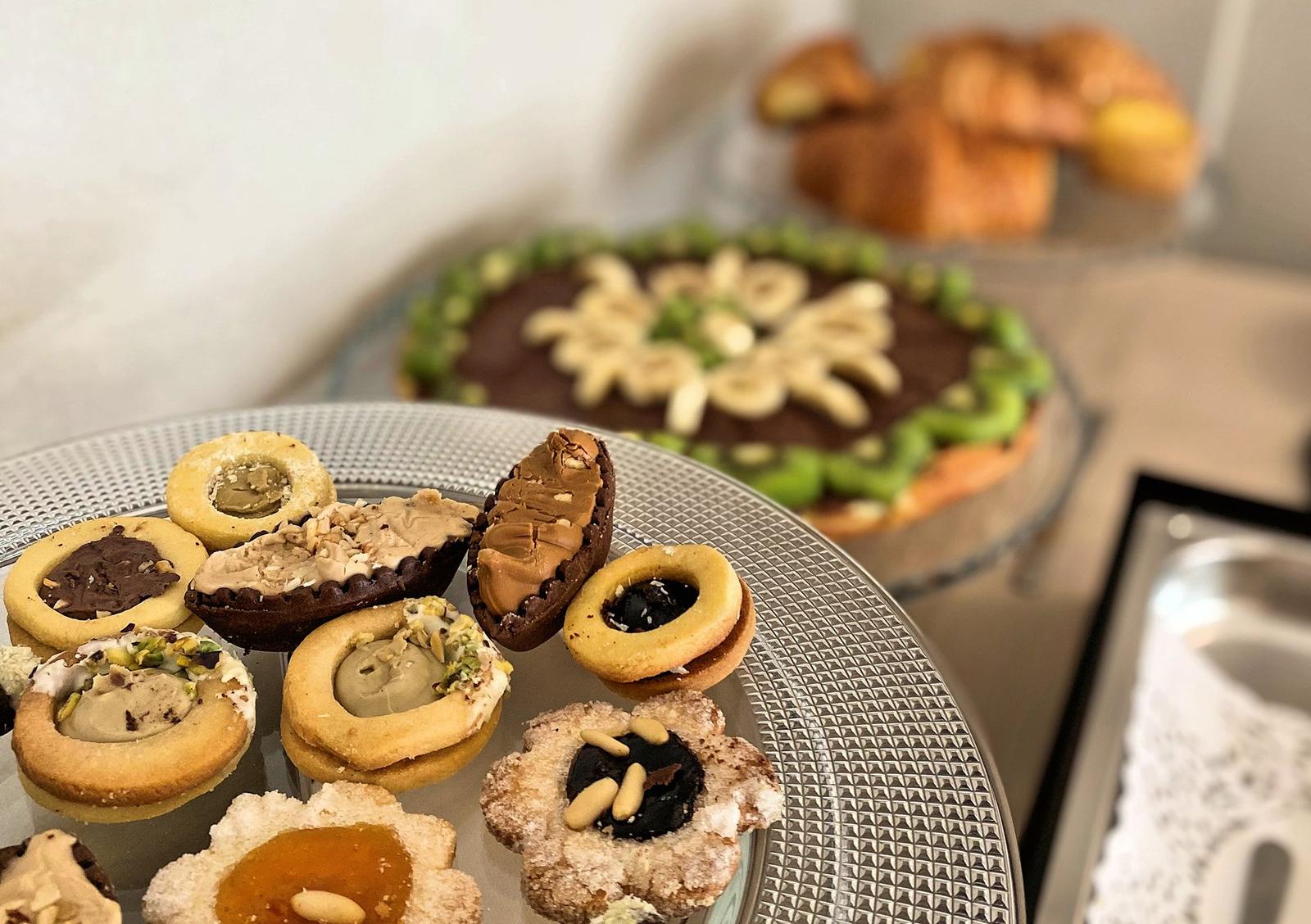 Dolci del buffet della colazione all’Hotel Cecina Beach